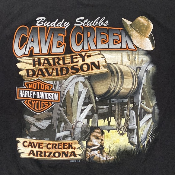 Harley-Davidson Patriotic Logo T-Shirt from Cave Creek Arizona - XL - Picture 4 of 6